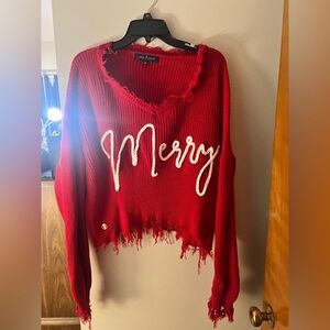Simply Southern “Merry” Sweater XL